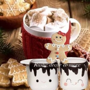 Ceramic marshmallow mugs for your tier trays